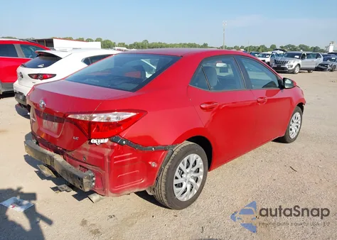2017 Toyota Corolla Le from USA, damaged, VIN 5YFBURHE1HP624067